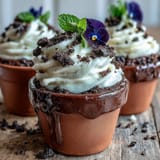 Mother's Day Flower Pot Brownies