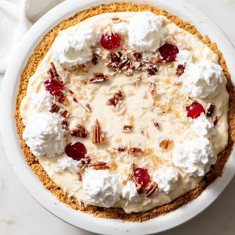 Luscious No-Bake Pineapple Pie