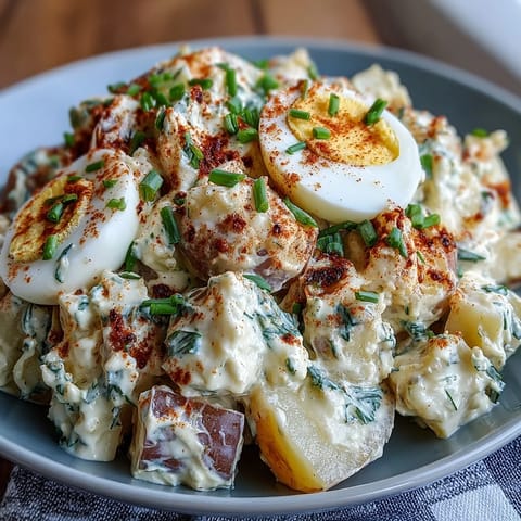 Classic Deviled Egg Potato Salad