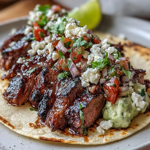 Juicy grilled carne asada for a delicious Cinco de Mayo Street Taco Bar experience.