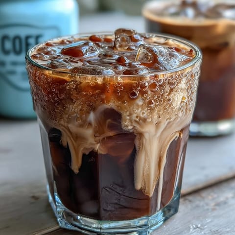 Homemade Brown Sugar Oat Milk Shaken Espresso, frothy and layered over ice cubes. A frothy, homemade Brown Sugar Oat Milk Shaken Espresso with creamy oat milk swirl. Enjoy this rich, iced, Brown Sugar Oat Milk Shaken Espresso, perfectly chilled.
