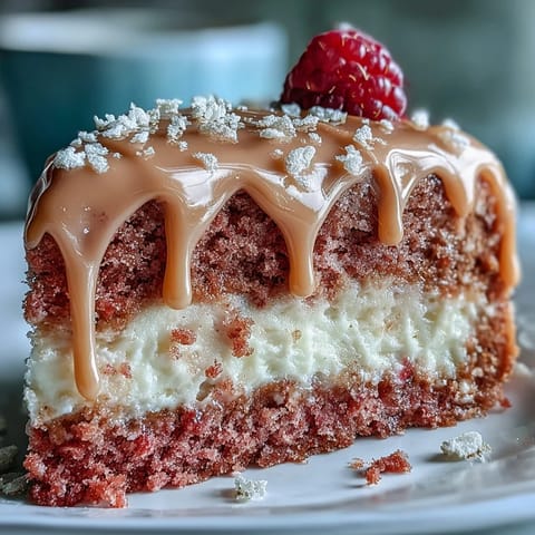 A festive Bridal Shower Rosé Velvet Cake, adorned with a sparkling gold cascade.
